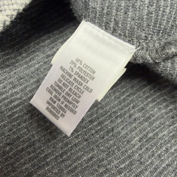 Bonobos 1/4 Zip Pullover Sweatshirt Mens XXL Heather Gray Slim Casual Preppy - Picture 5 of 7